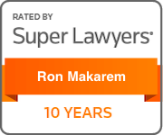Rated By Super Lawyers | Ron Makarem | 10 Years
