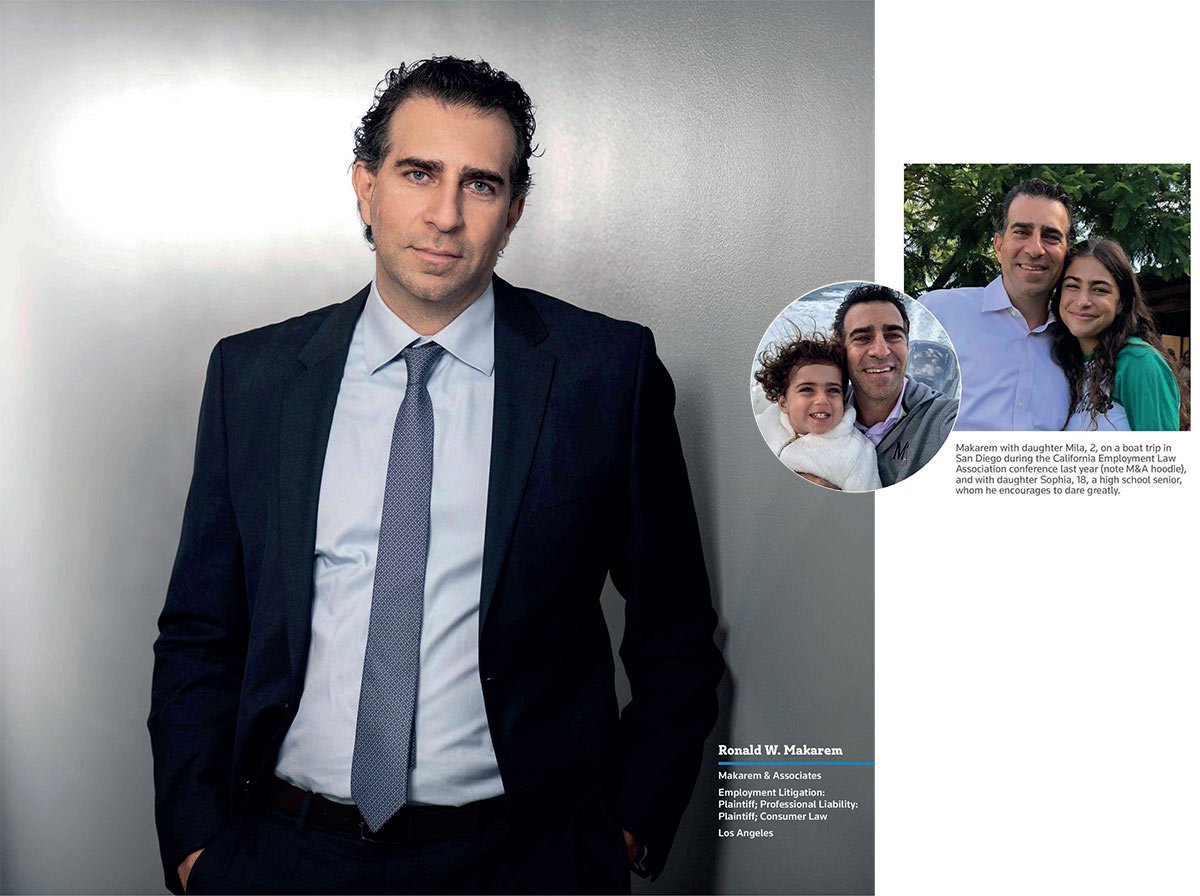 Ronald W Makarem and family photo spread